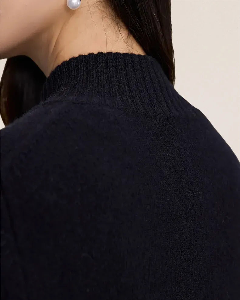 The Contrast Trim Cardigan(390g)